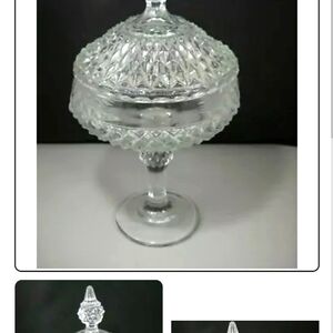 Vintage candy dish with lid